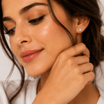 Classic Solitaire Stud Earrings