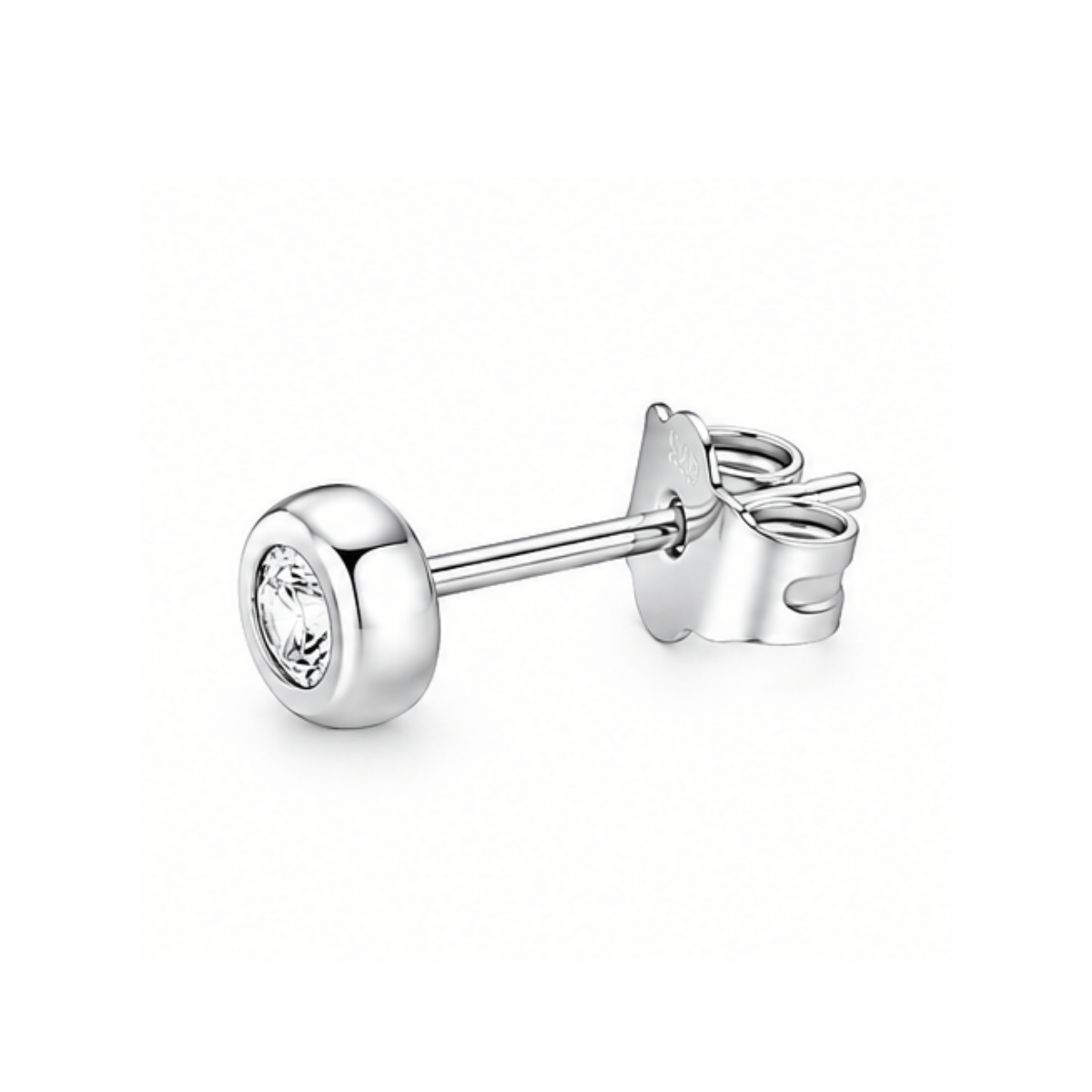 Classic Solitaire Stud Earrings