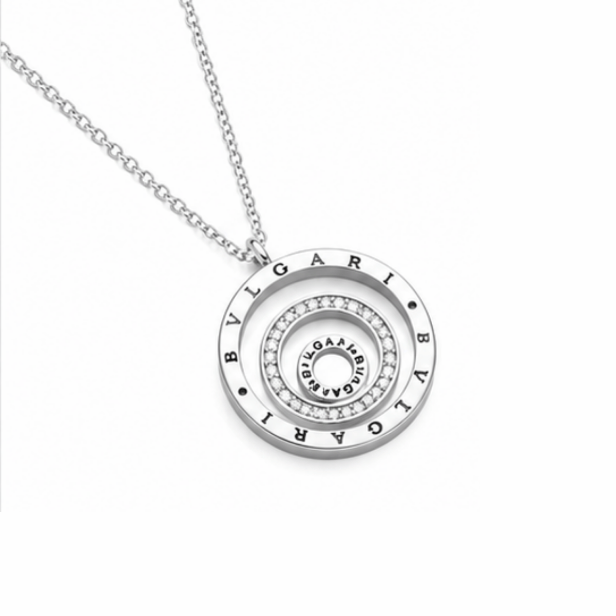 Celestial Halo Circle Pendant Necklace