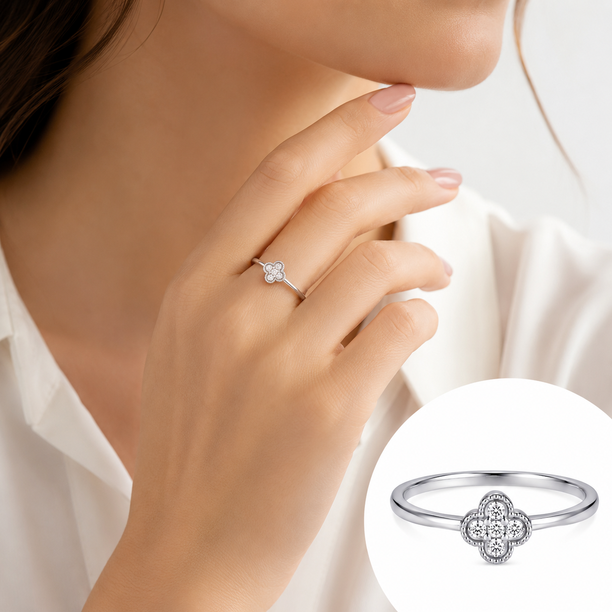 Royal Clover Ring