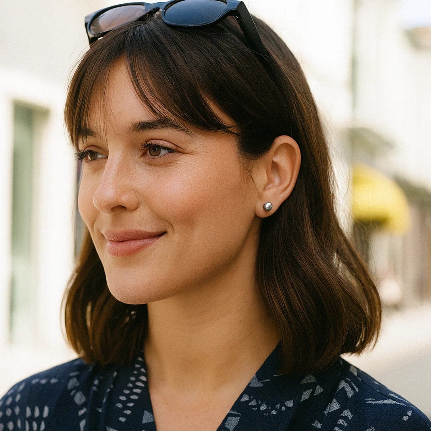 Sterling Silver Ball Stud Earrings (6.00 mm)