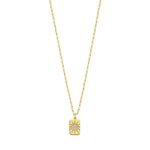 Sterling Silver Gold Plated Cubic Zirconia Starburst Locket Necklace